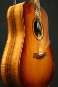 Myrtlewood Acoustic Guitar by Nunley Lutherie