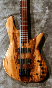 Myrtlewood Solid Body Electric Bass Guitar by Ziegenfuss Guitars, USA www.ziegenfussguitars.com