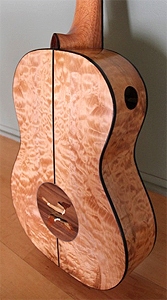 Quilted Maple Classical Guitar by Gerald Thomas USA shalom08@comcast.net
