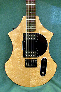 Maple top by Tom Peterson, Sunrise Electric Guitars  USA    http://www.vtcustomfurniture.com