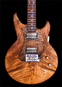 Figured Maple top Highline Special Solid Body Electric Guitar by Highline Guitars USA  www.highlineguitars.com