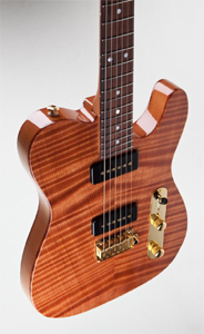 Curly Redwood Top "Classic T" Solid Body Electric Guitar by Suhr Guitars Custom Shop