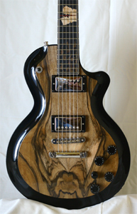 Franquette Walnut over Port Orford Cedar body by Vesper Guitars, USA