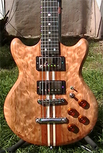 Quilted Maple Solid Body by Cy Kratzer cykratzer@gmail.com USA