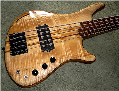 5 string Myrtlewood Bass by Firecreek Custom Guitars & Basses David.Wilson@prismmedical.co.uk UK