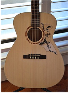 Port Orford Cedar Top Guitar by Michael Pratt mochabeast11@rogers.com  USA