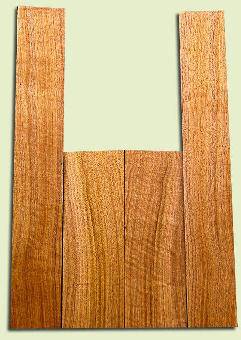 Curly Butternut Concert Ukulele Back and Side Set