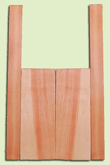 Douglas Fir, Mandolin Flat Top Back & Side Set, Wide Grain