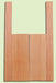 Douglas Fir, Mandolin Flat Top Back & Side Set, Med. to Fine Grain