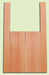 Douglas Fir, Mandolin Flat Top Back & Side Set, Fine Grain