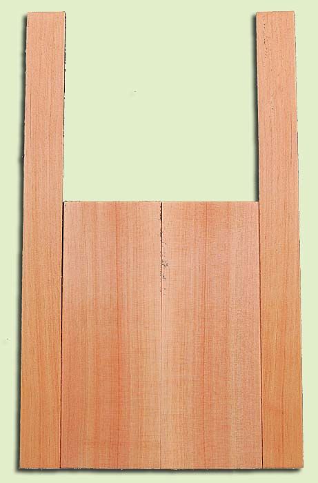 Douglas Fir, Mandolin Flat Top Back & Side Set, Fine Grain