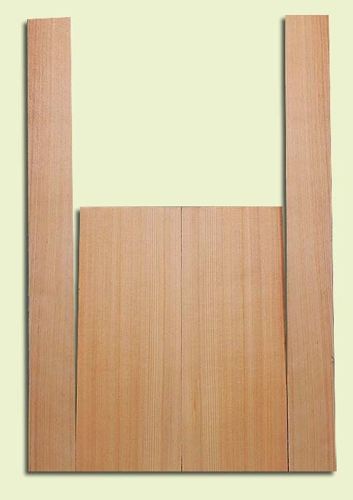 Port Orford Cedar, Mandolin Flat Top Back & Side Set, Medium to Fine Grain with Amazing Stiffness