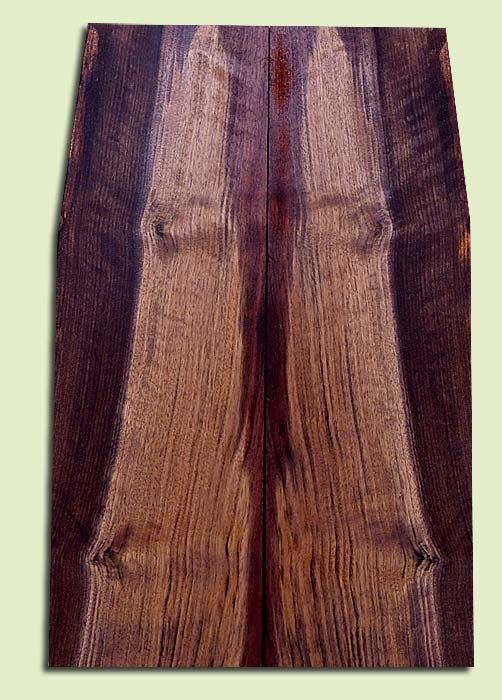 Figured Claro Walnut, Solid Body Guitar Drop Top Set Fits Strat or Bass Style, Salvaged Old Growth 