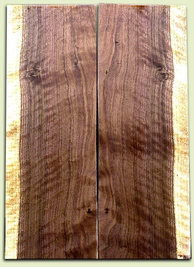 Claro Walnut Solid Body Guitar Top Set, Figured, Excellent Color and Contrast, Salvaged Old Growth