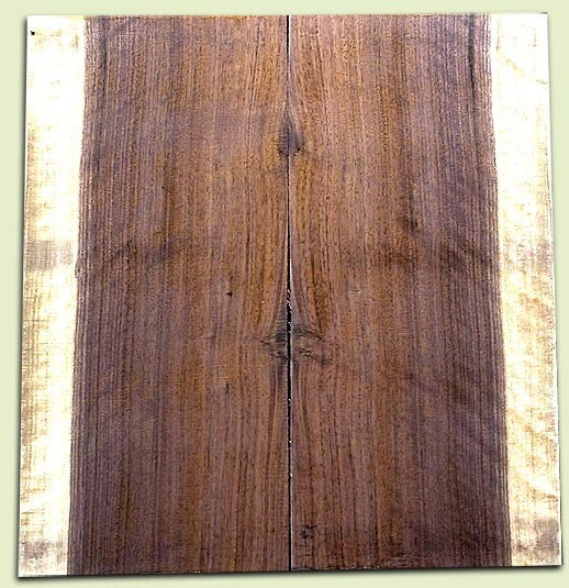 WAES01684 - Claro Walnut Drop Top Set, Very Good Figure Top Color, Strat size.  2 panels each .23" x 9.2" x 19.5" S1S