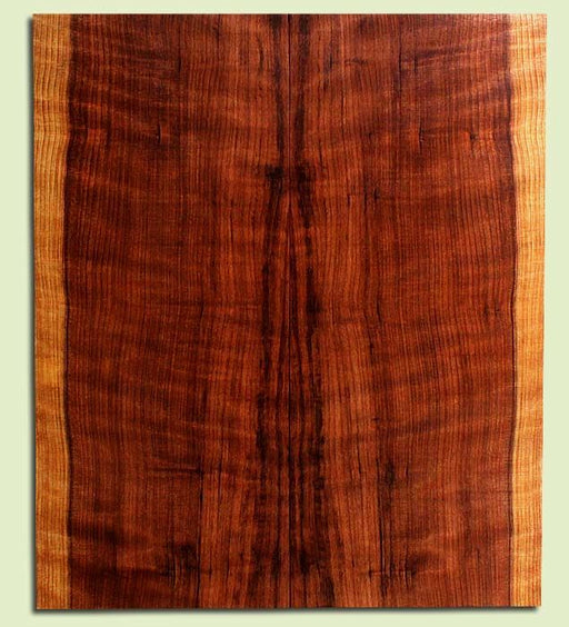 Curly Redwood, Solid Body Guitar or Bass Drop Top Set, Med. to Fine Grain Salvaged Old Growth