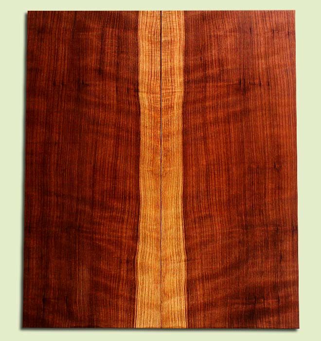 Curly Redwood, Solid Body Guitar or Bass Drop Top Set, Med. to Fine Grain Salvaged Old Growth