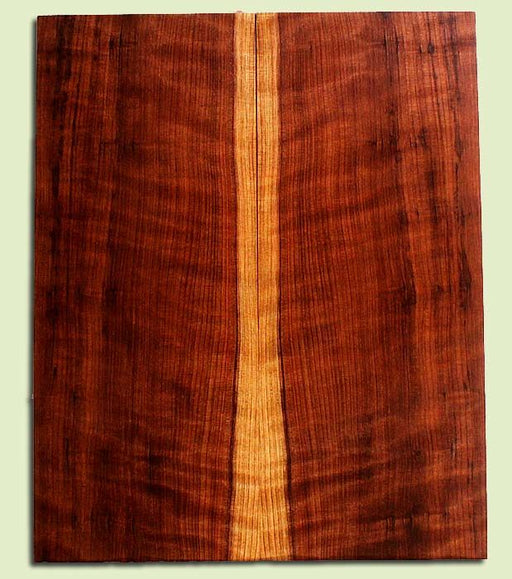 Curly Redwood, Solid Body Guitar or Bass Drop Top Set, Med. to Fine Grain Salvaged Old Growth