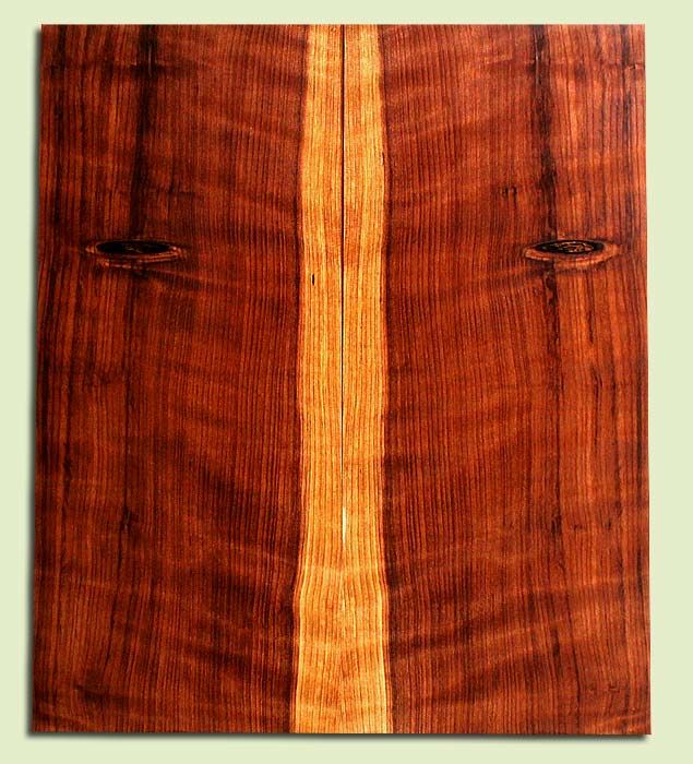 Curly Redwood, Solid Body Guitar or Bass Drop Top Set, Med. to Fine Grain Salvaged Old Growth