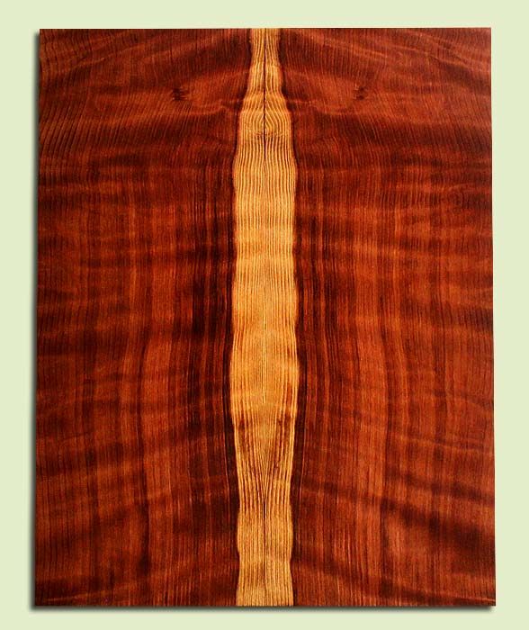 Curly Redwood, Solid Body Guitar or Bass Drop Top Set, Med. to Fine Grain Salvaged Old Growth