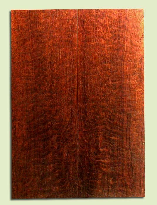 Curly Redwood, Solid Body Guitar Drop Top Set, Med. to Fine Grain Salvaged Old Growth