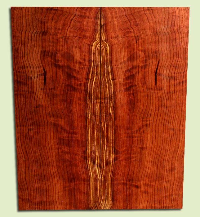 Curly Redwood, Solid Body Guitar or Bass Drop Top Set, Med. to Fine Grain Salvaged Old Growth