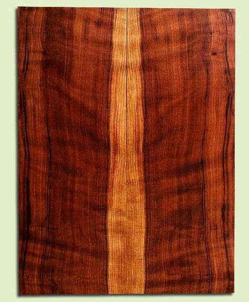 Curly Redwood, Solid Body Guitar or Bass Drop Top Set, Med. to Fine Grain Salvaged Old Growth