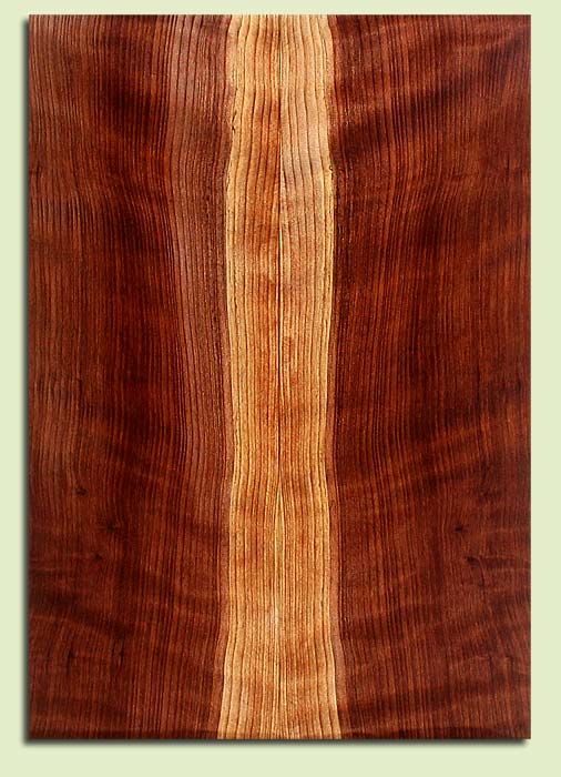 Curly Redwood, Solid Body Guitar Drop Top Set, Med. Grain Salvaged Old Growth