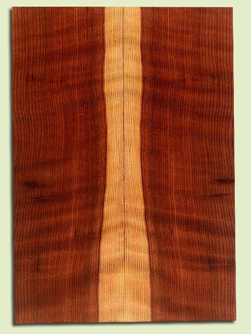 Curly Redwood, Solid Body Guitar Drop Top Set, Med. to Fine Grain Salvaged Old Growth