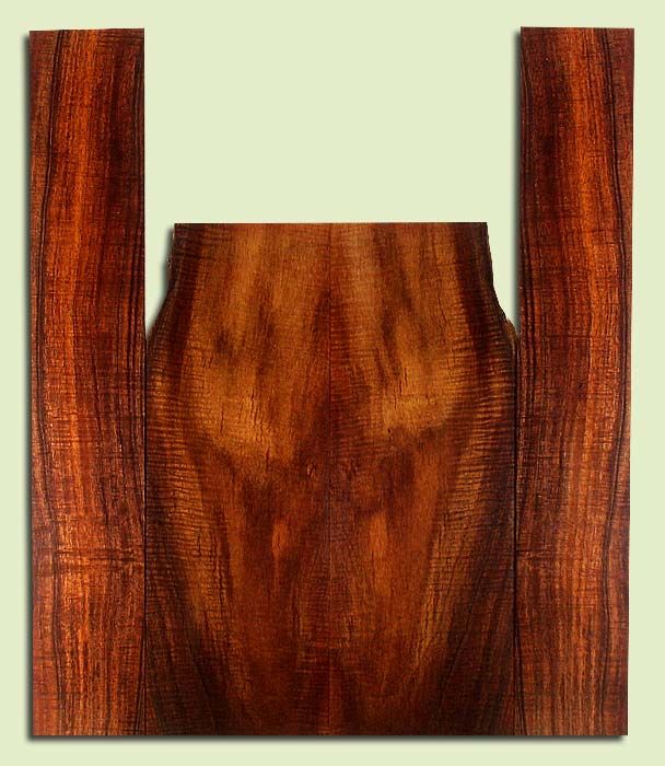 Koa, Baritone Ukulele Back & Side Set, Med. to Fine Grain Salvaged
