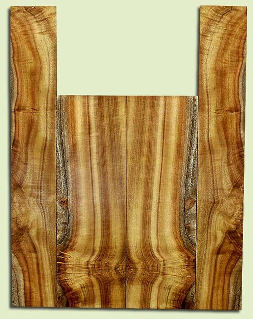 Myrtlewood, Tenor Ukulele Back & Side Set, Med. to Fine Grain