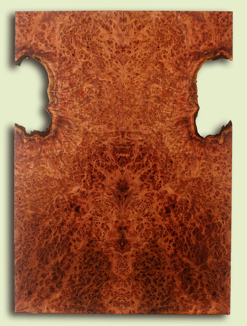 Curly Redwood Solidbody Guitar or Bass Top, Burl, Figure 