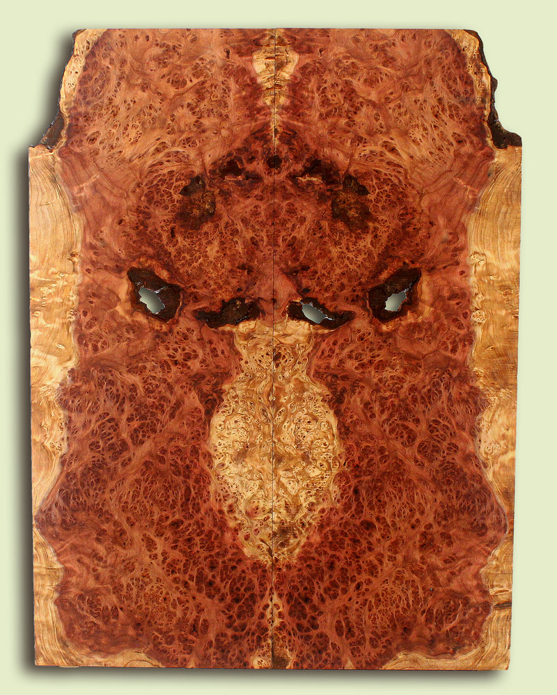 Curly Redwood Solidbody Guitar Top, Burl, Figure 