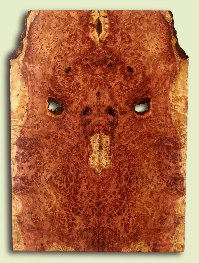 Curly Redwood Solidbody Guitar or Bass Top, Burl, Figure 