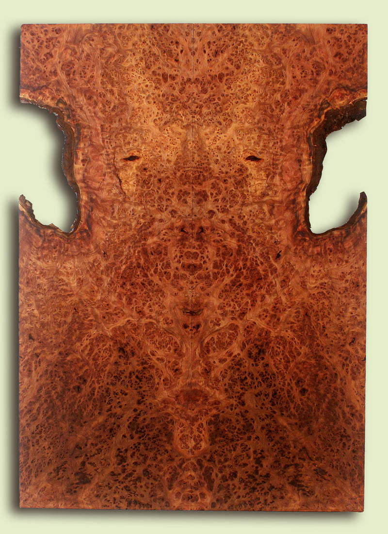 Curly Redwood Solidbody Guitar or Bass Top, Burl, Figure 