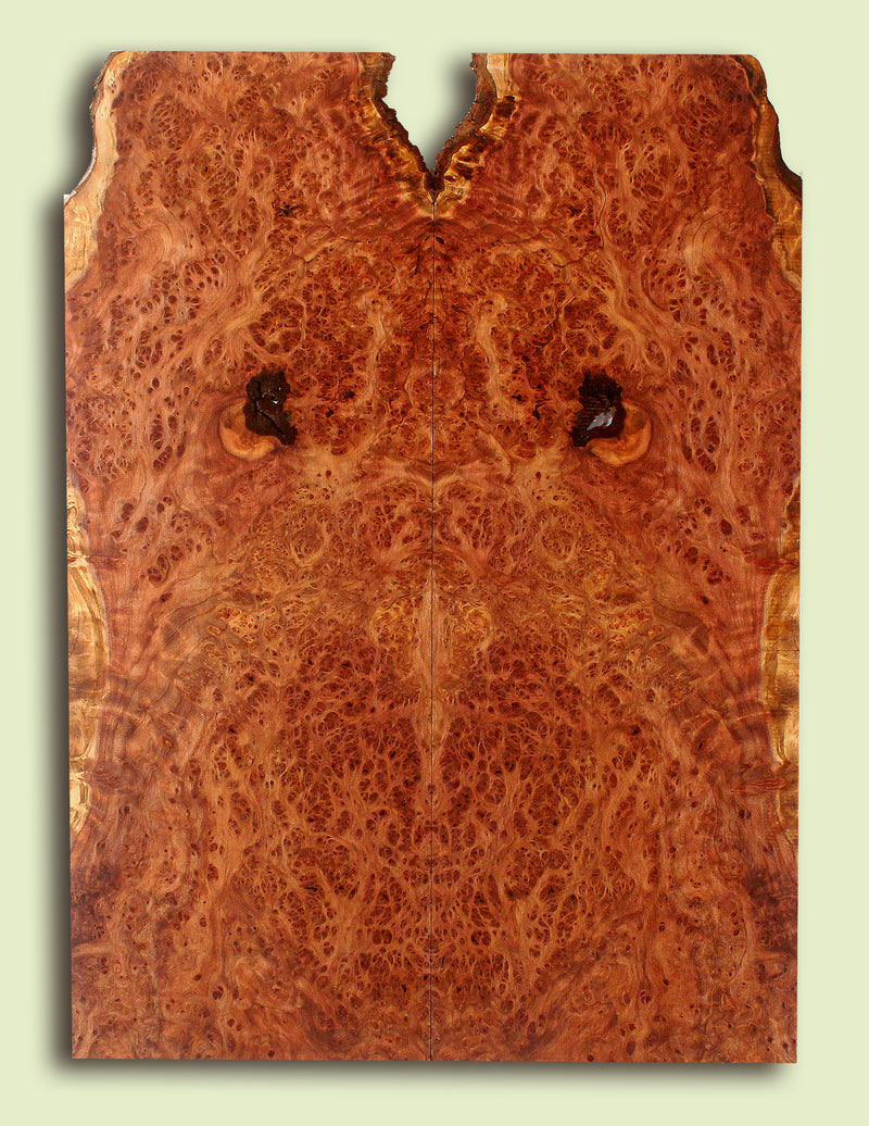 Curly Redwood Solidbody Guitar or Bass Top, Burl, Figure 