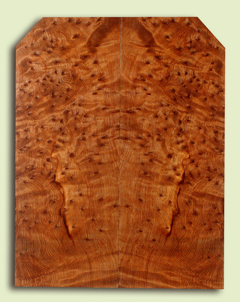 Curly Redwood Solidbody Guitar or Bass Top, Burl, Figure 