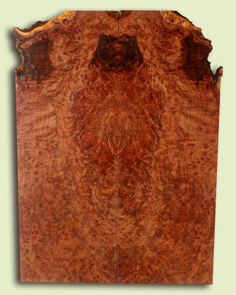Curly Redwood Solidbody Guitar or Bass Top, Burl, Figure 