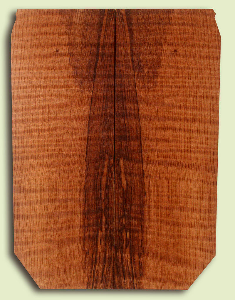 Curly Redwood Solidbody Guitar or Bass Top, Burl, Figure 