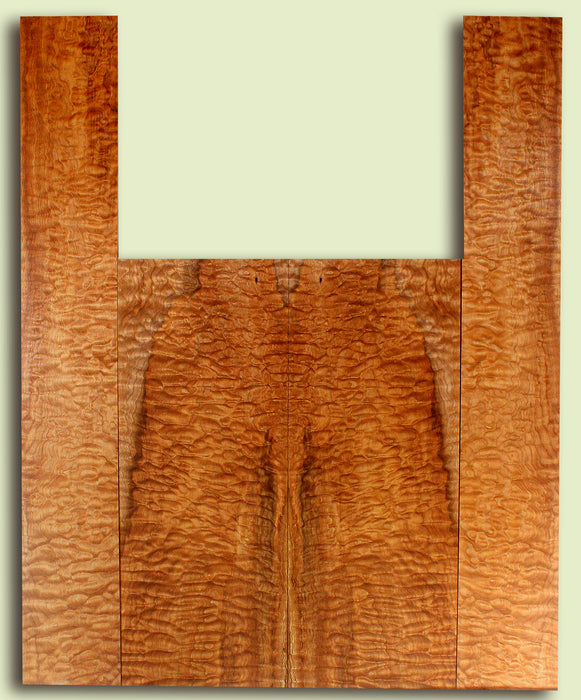 Western Big Leaf Maple B&S Set, Dreadnought, Rare Quilted Figure 