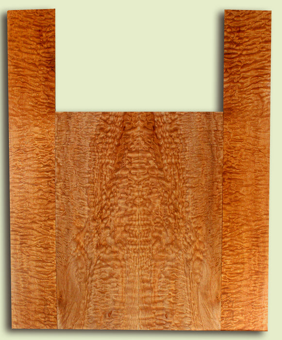 Western Big Leaf Maple B&S Set, Dreadnought, Rare Quilted Figure 