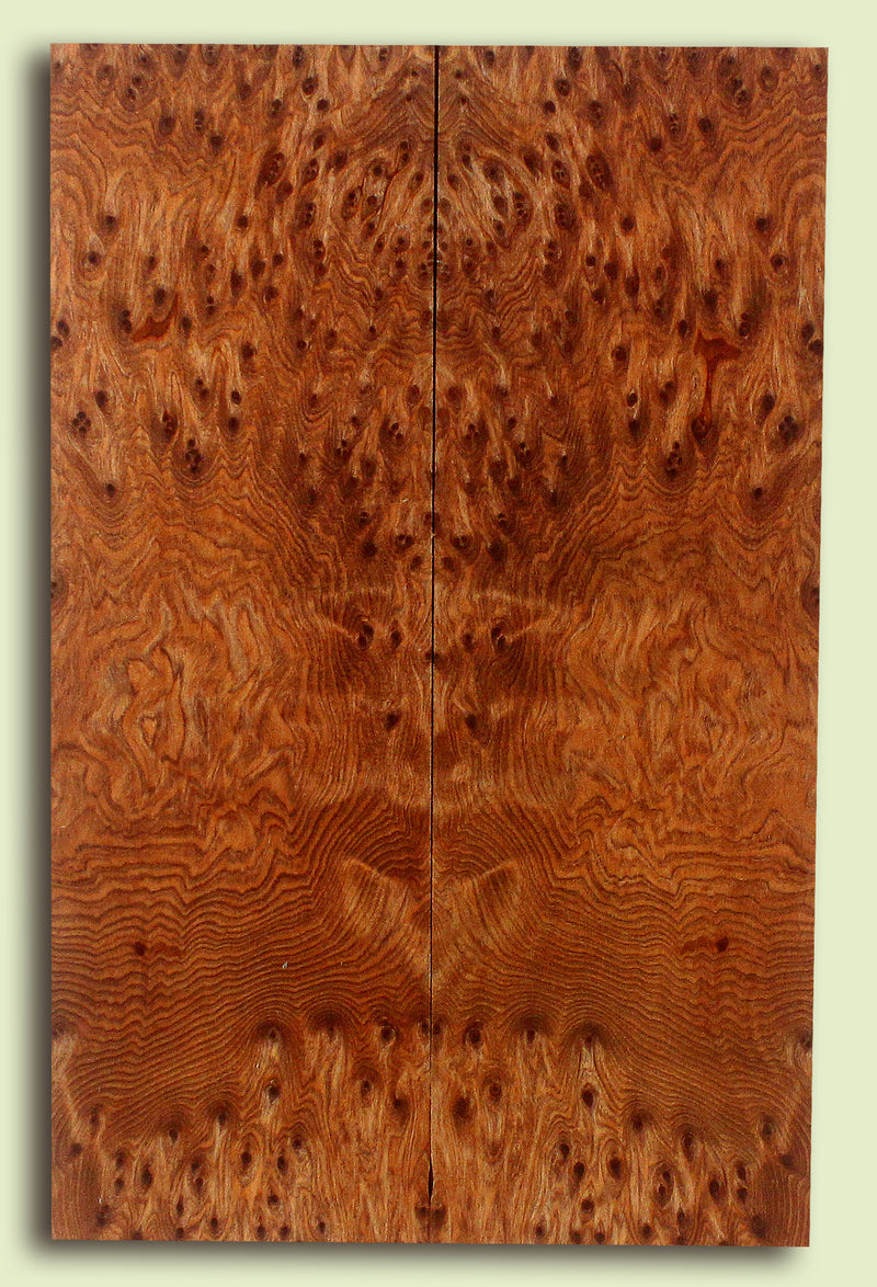 Curly Redwood Ukulele Soundboard, Baritone , Good Tap Tone  