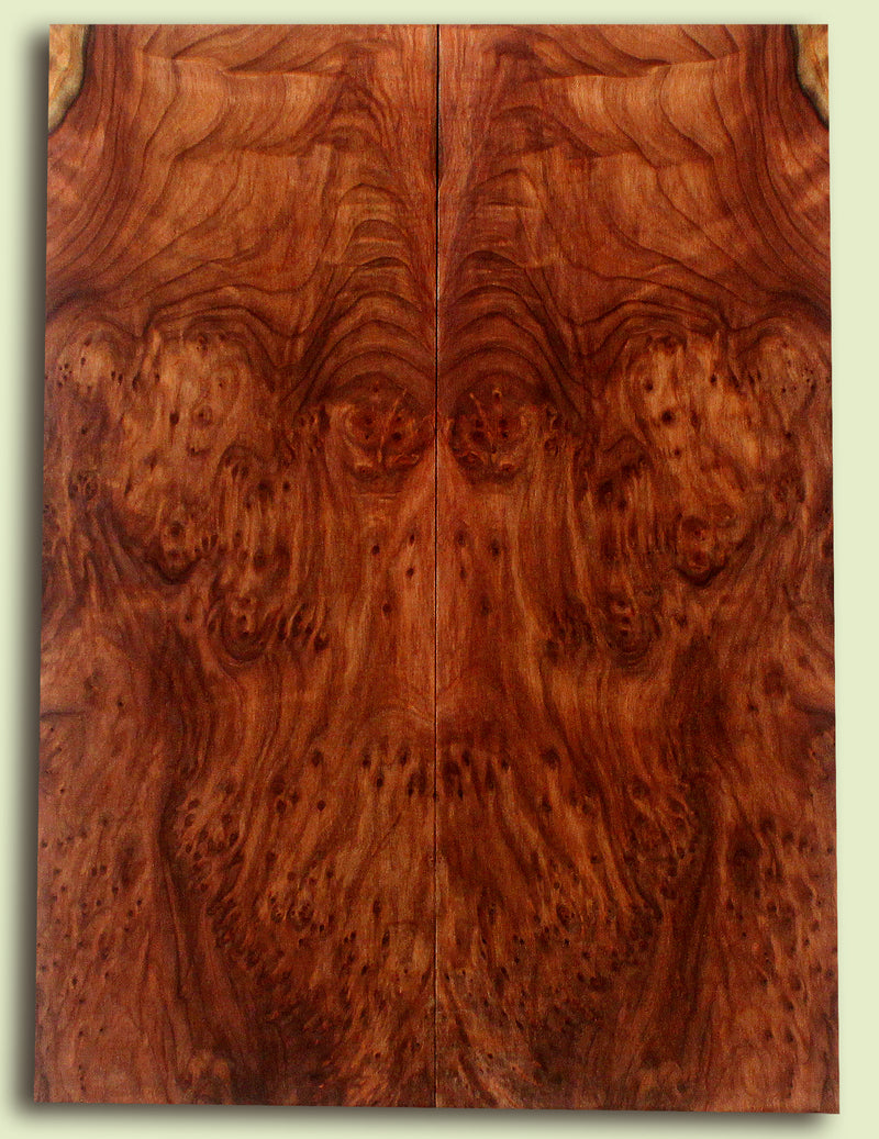 Curly Redwood Ukulele Soundboard, Baritone , Good Tap Tone  