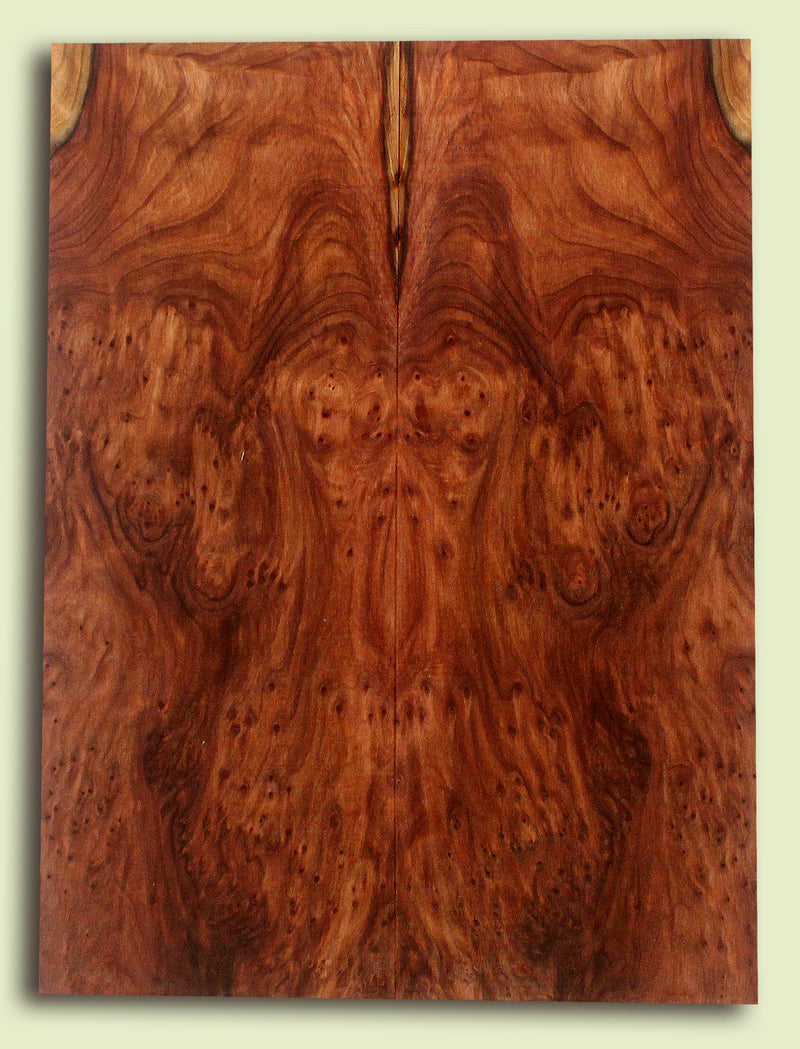 Curly Redwood Ukulele Soundboard, Baritone , Good Tap Tone  