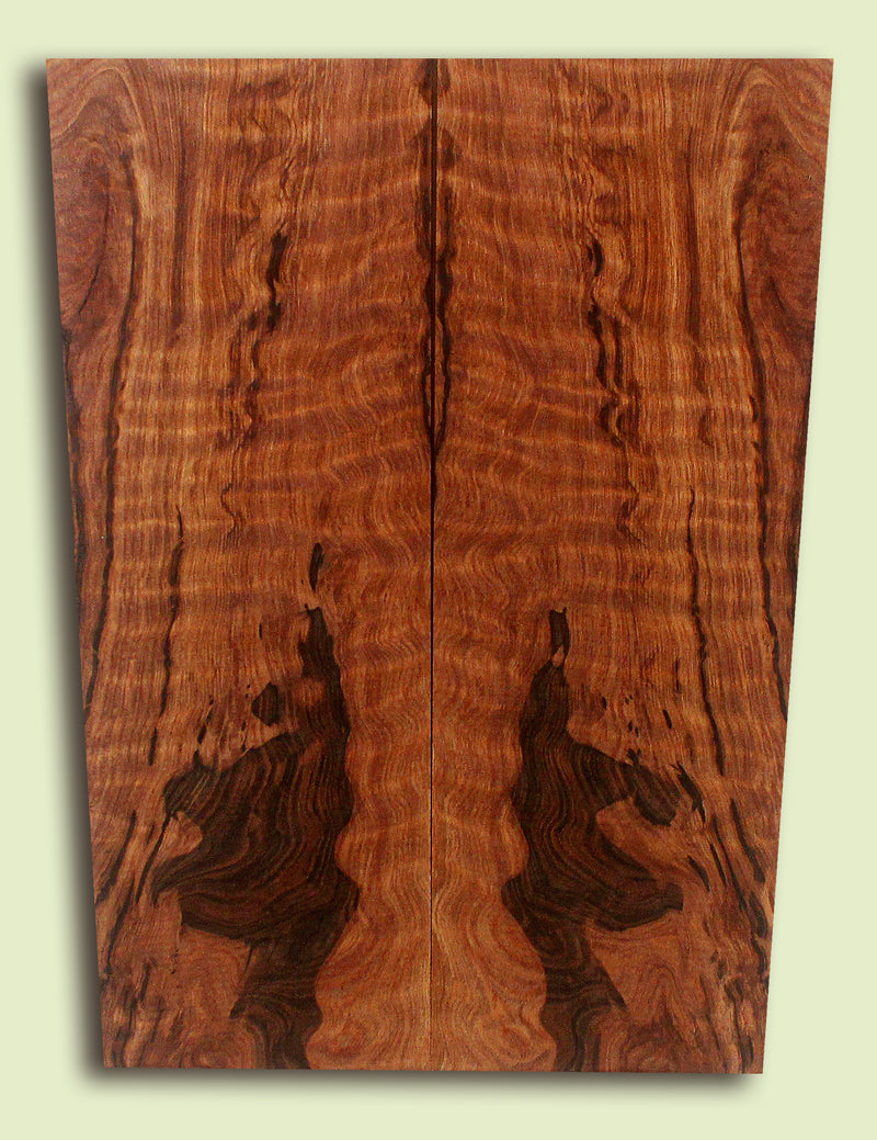 Curly Redwood Ukulele Soundboard, Baritone , Good Tap Tone  