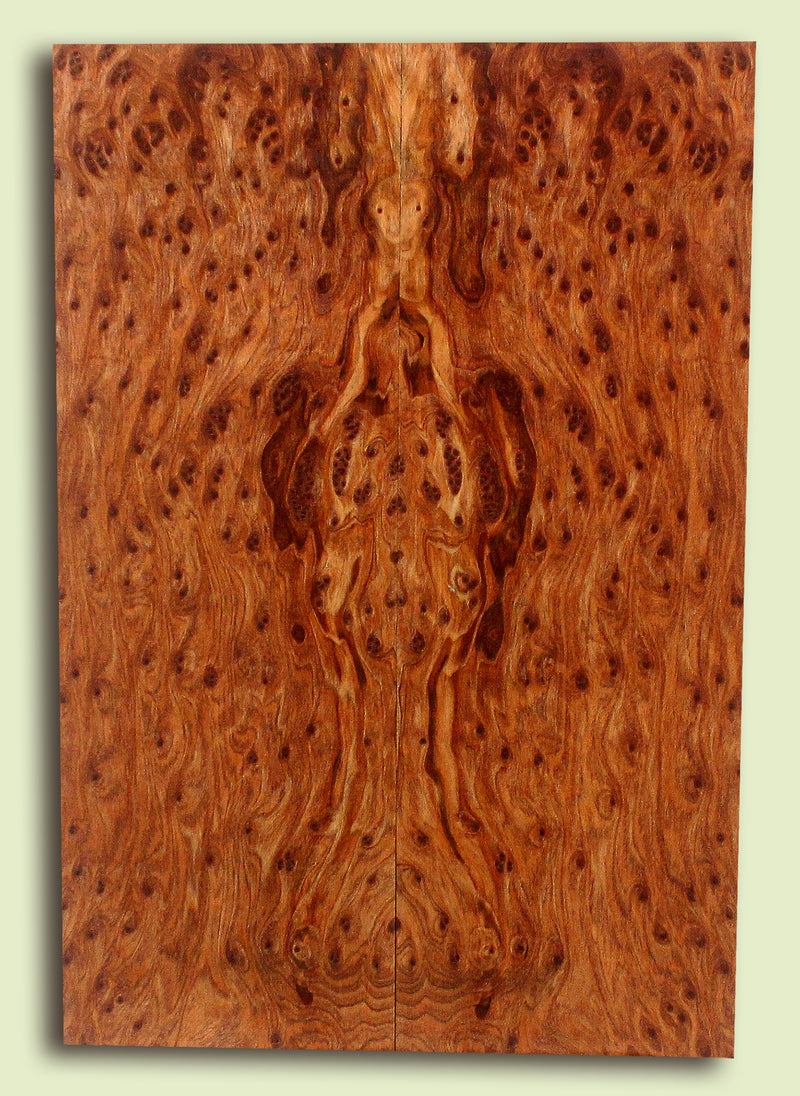 Curly Redwood Ukulele Soundboard, Baritone , Good Tap Tone  