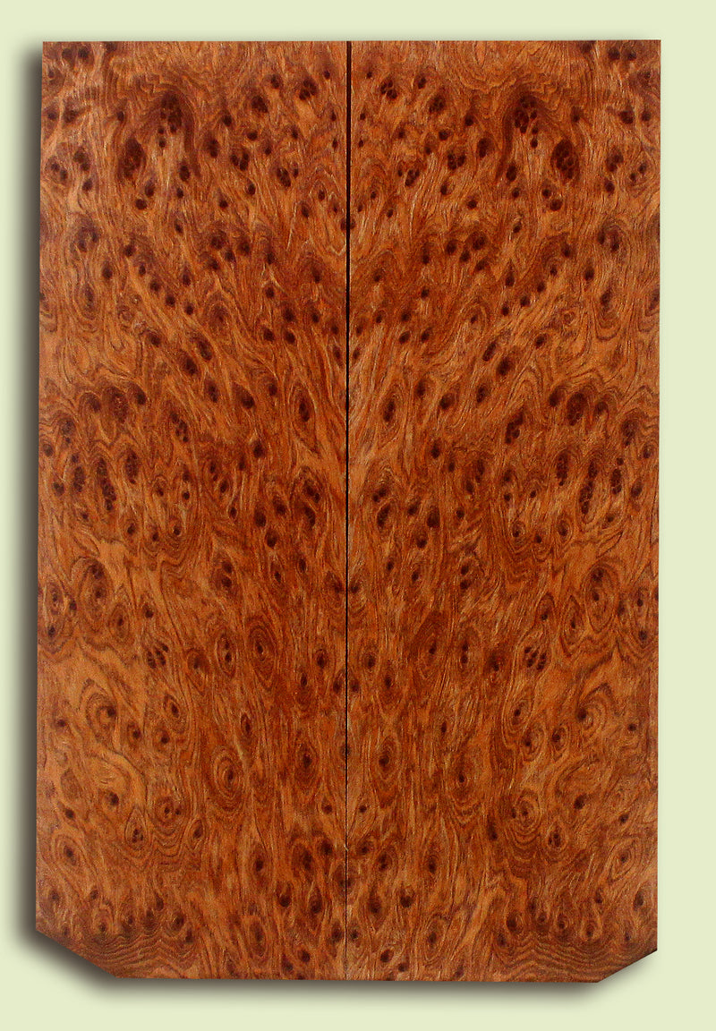 Curly Redwood Ukulele Soundboard, Tenor, Exquisite Figure 