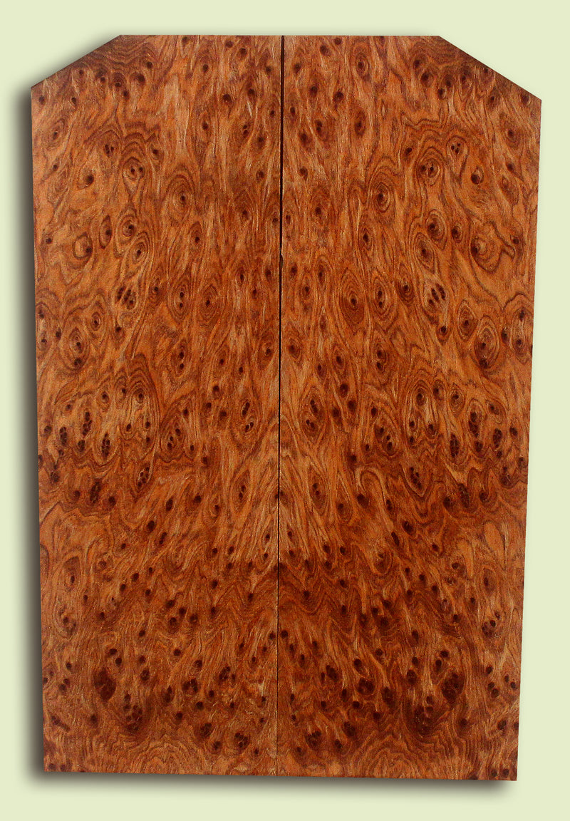 Curly Redwood Ukulele Soundboard, Tenor, Exquisite Figure 