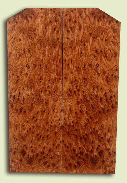 Curly Redwood Ukulele Soundboard, Tenor, Exquisite Figure 