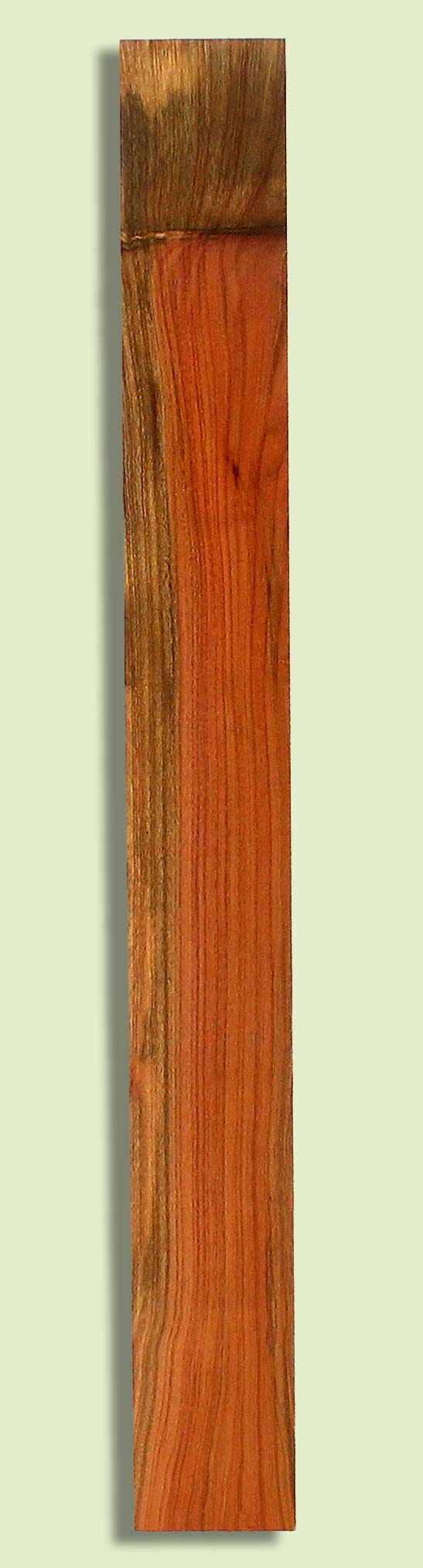 Pistachio Guitar Fingerboard, Grove Salvage,  1 piece 0.25" x 3.0" x 27.5"